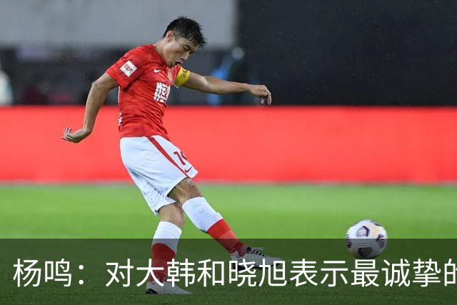 杨鸣：对大韩和晓旭表示最诚挚的感谢和尊重