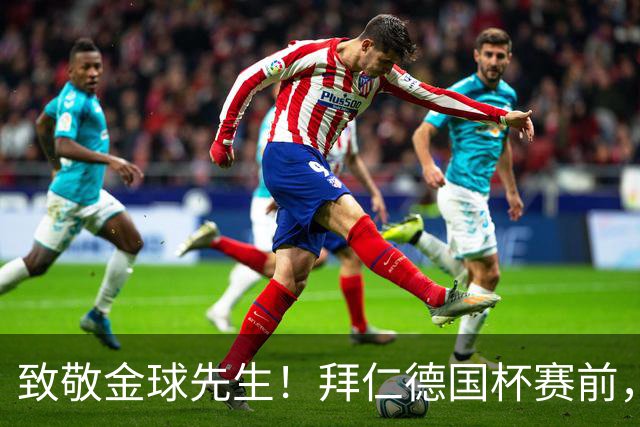 致敬金球先生！拜仁德国杯赛前，拜仁众将为凯恩列队